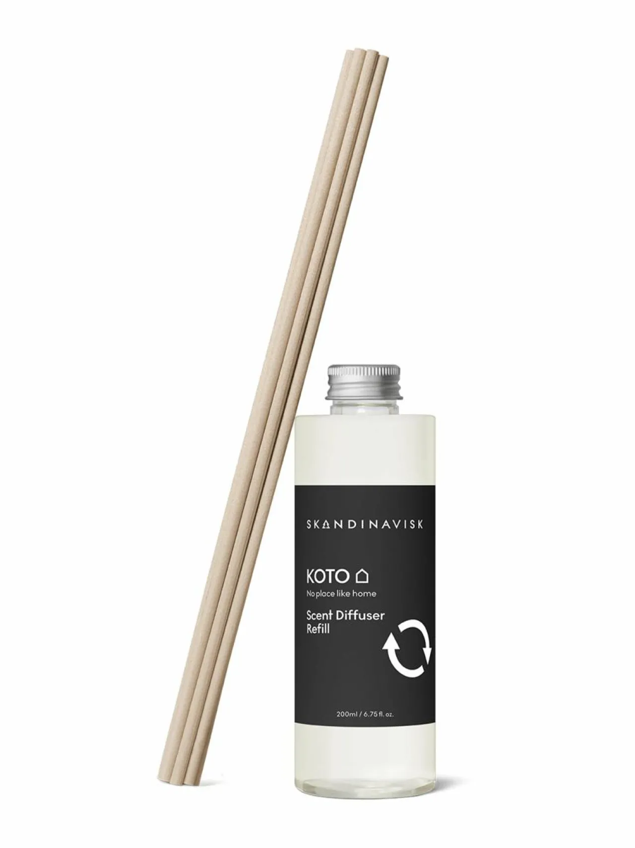 Huonetuoksut & Tuoksukynttilät|Skandinavisk Koto-diffuuserin täyttöpakkaus 200 ml BLACK