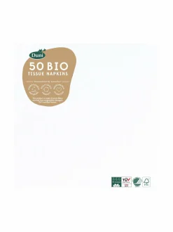 Keittiö- & Kattaustekstiilit|Duni 3-krs lautasliina, 40x40 cm, 50-pack WHITE