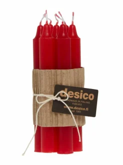 Kynttilät & Lyhdyt|Desico Kruunukynttilä 7 kpl RED