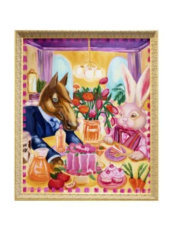 Taulut & Julisteet|Pia Rydman Art Kukat syödään viimeisenä, 110x90 cm, öljyvärimaalaus, Pia Rydman