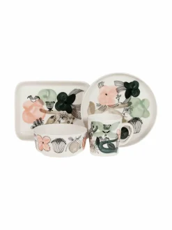 Lautaset & Kulhot|Arabia Kukkamaa-lautanen 15 x 19 cm GREEN