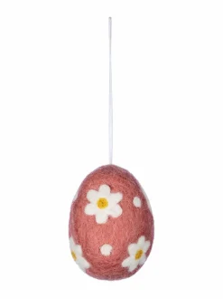 Koriste-Esineet|Pentik Kukkamuna-huopakoriste 7 cm PINK