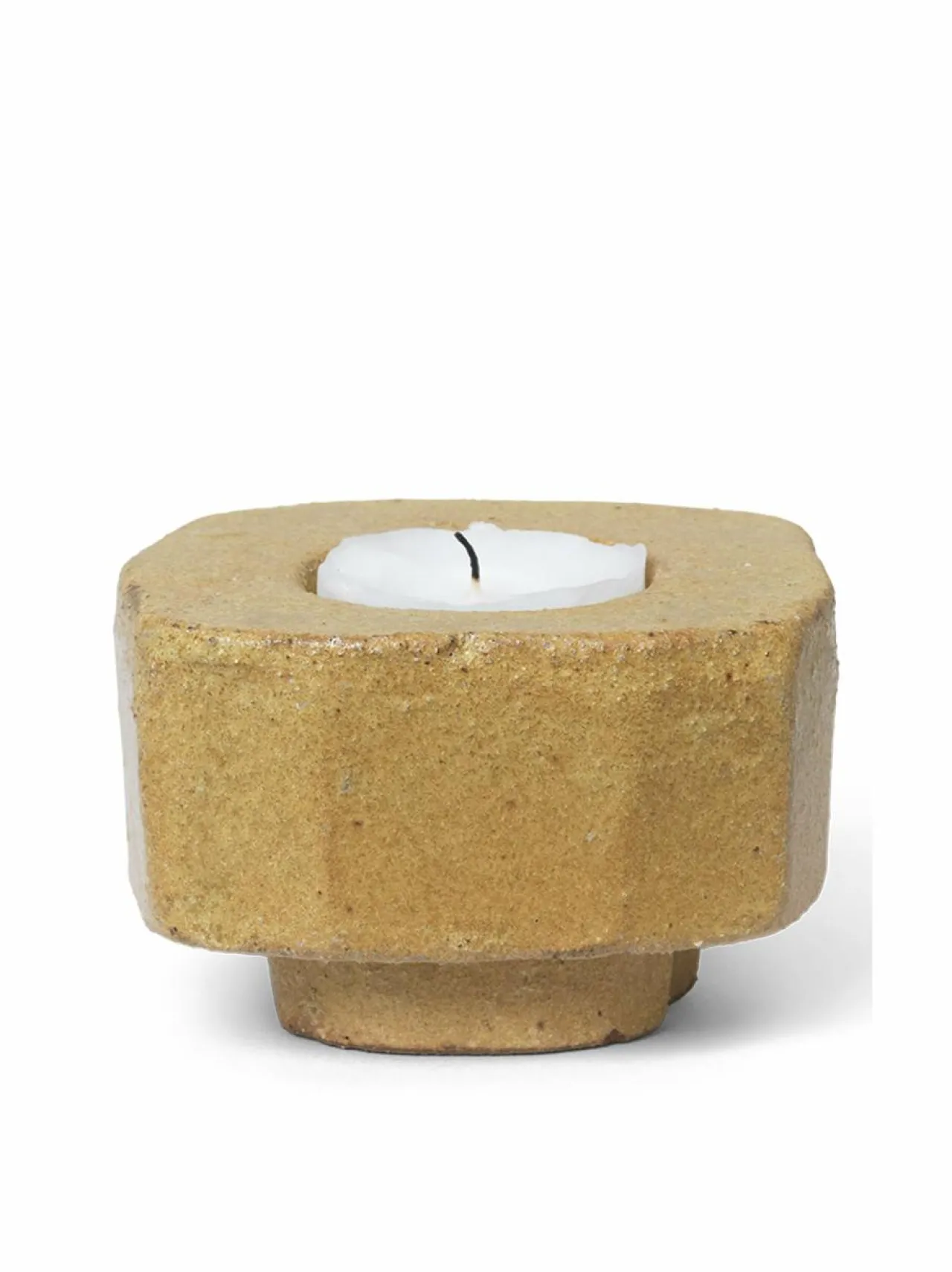 Kynttilät & Lyhdyt|Ferm Living Kurinu-kynttilänjalka HONEY