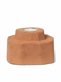 Kynttilät & Lyhdyt|Ferm Living Kurinu-kynttilänjalka TERRACOTTA