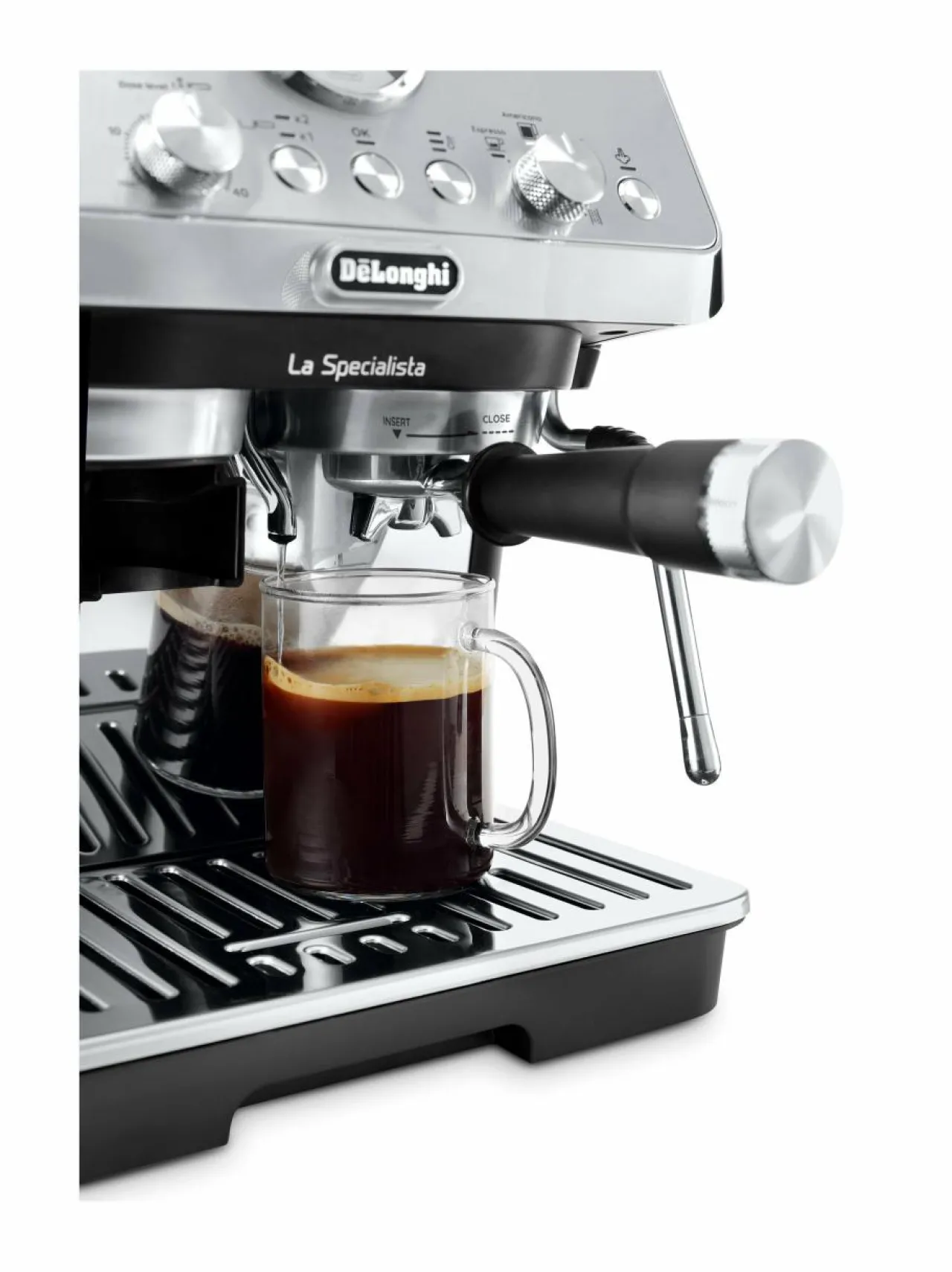 Kahvin- & Vedenkeittimet|Delonghi La Specialista Arte -espressokone STEEL, BLACK