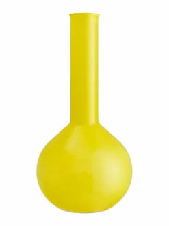 Koriste-Esineet|Kosta Boda Lab Round -lasimaljakko YELLOW