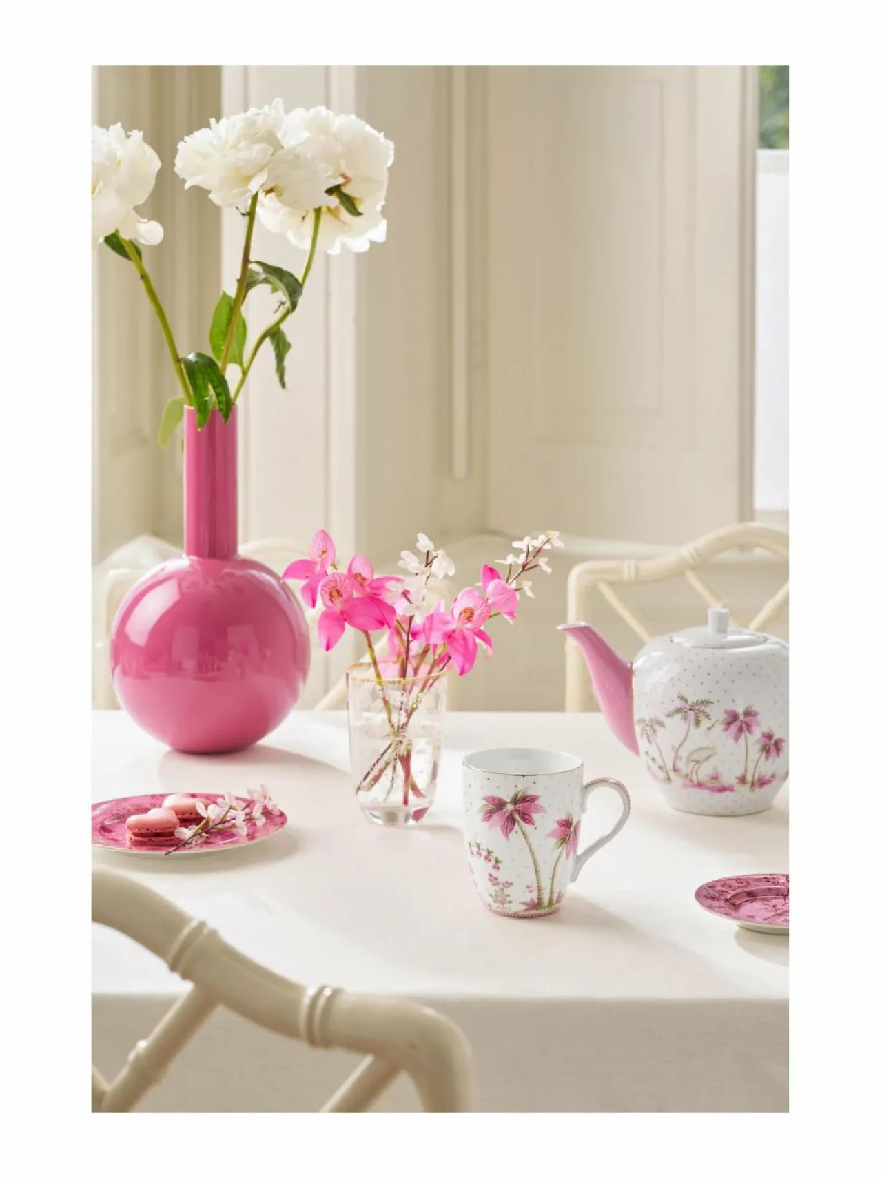 Mukit & Kupit & Asetit|PIP Studio Large Jolie Dots -posliinimuki 350 ml PINK