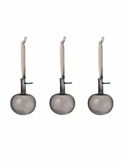Koriste-Esineet|Iittala Lasiomena 3-osaa GREY
