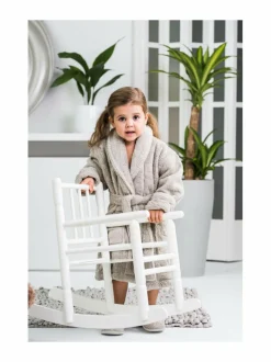 Kylpyhuonetekstiilit|LUIN LIVING Lasten kylpytakki SAND