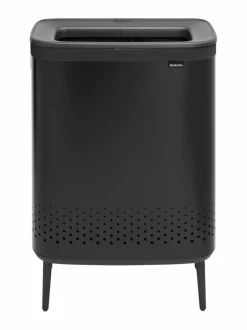 Pyykkihuolto|Brabantia Laundry Bin -pyykkikori, 2x45L MATT BLACK