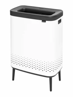 Pyykkihuolto|Brabantia Laundry Bin -pyykkikori, 2x45L WHITE