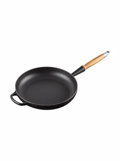 Keitto- & Paistoastiat|Le Creuset Signature- paistinpannu puukahvalla ø 28 cm BLACK