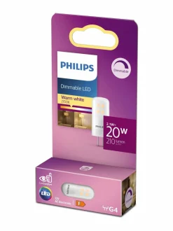 Lamput|Philips LED Capsule 20W G4 Warm -kapseli (himmennettävä) WHITE