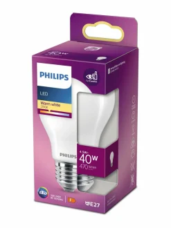 Lamput|Philips LED Classic 40W E27 Warm -lamppu WHITE