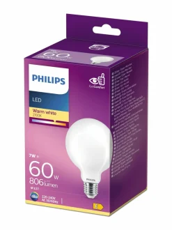 Lamput|Philips LED Classic 60W G93 E27 WW FR ND RFSRT4 -lamppu WHITE