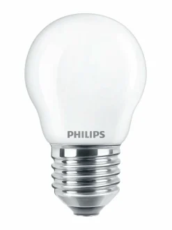 Lamput|Philips LED Classic 40W P45 E27 WGD90 FR SRT4 -kynttilälamppu WHITE