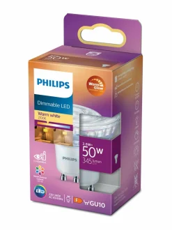 Lamput|Philips LED Spot 50W GU10 Dimming -spottilamppu (himmennettävä) WHITE