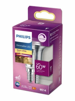 Lamput|Philips LED 60W E14 Warm Dimming -heijastinlamppu WHITE