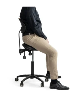 Tuolit & Jakkarat|ErgoFinland Lenni satulatuoli selkänojalla