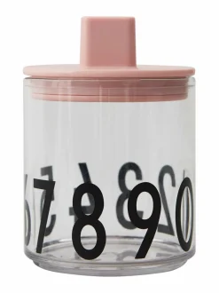 Lasit|Design Letters Lid For Kids Drinking Glass -kansi NUDE 7521C