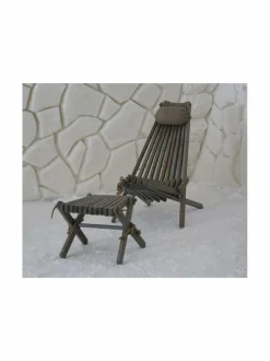 Puutarhakalusteet & Pehmusteet|Ecofurn Lilli-rahi/sivupöytä HARMAA