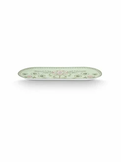Tarjoiluastiat|PIP Studio Lily & Lotus - teepussin alunen 9 cm LIGHT GREEN