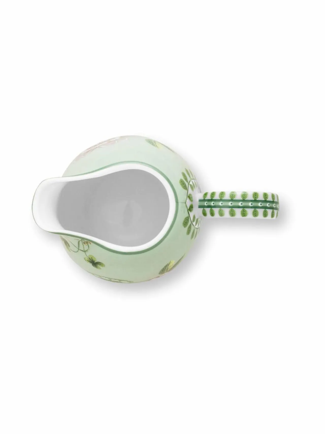 Tarjoiluastiat|PIP Studio Lily & Lotus -posliinikaadin 250 ml LIGHT GREEN