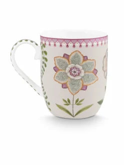 Mukit & Kupit & Asetit|PIP Studio Lily&Lotus -pieni posliinimuki 145 ml OFF WHITE