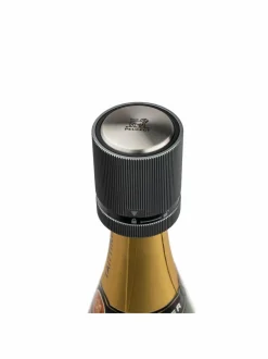 Baari- & Viinitarvikkeet|Peugeot Line Champagne Stopper -kuohuviinipullon sulkija DARK GREY