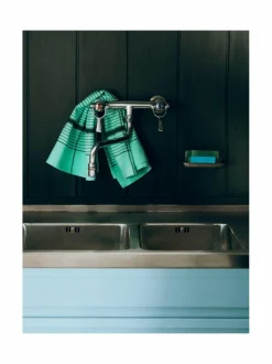 Keittiö- & Kattaustekstiilit|HAY Linear Tea -keittiöpyyhe 52 x 80 cm GREEN