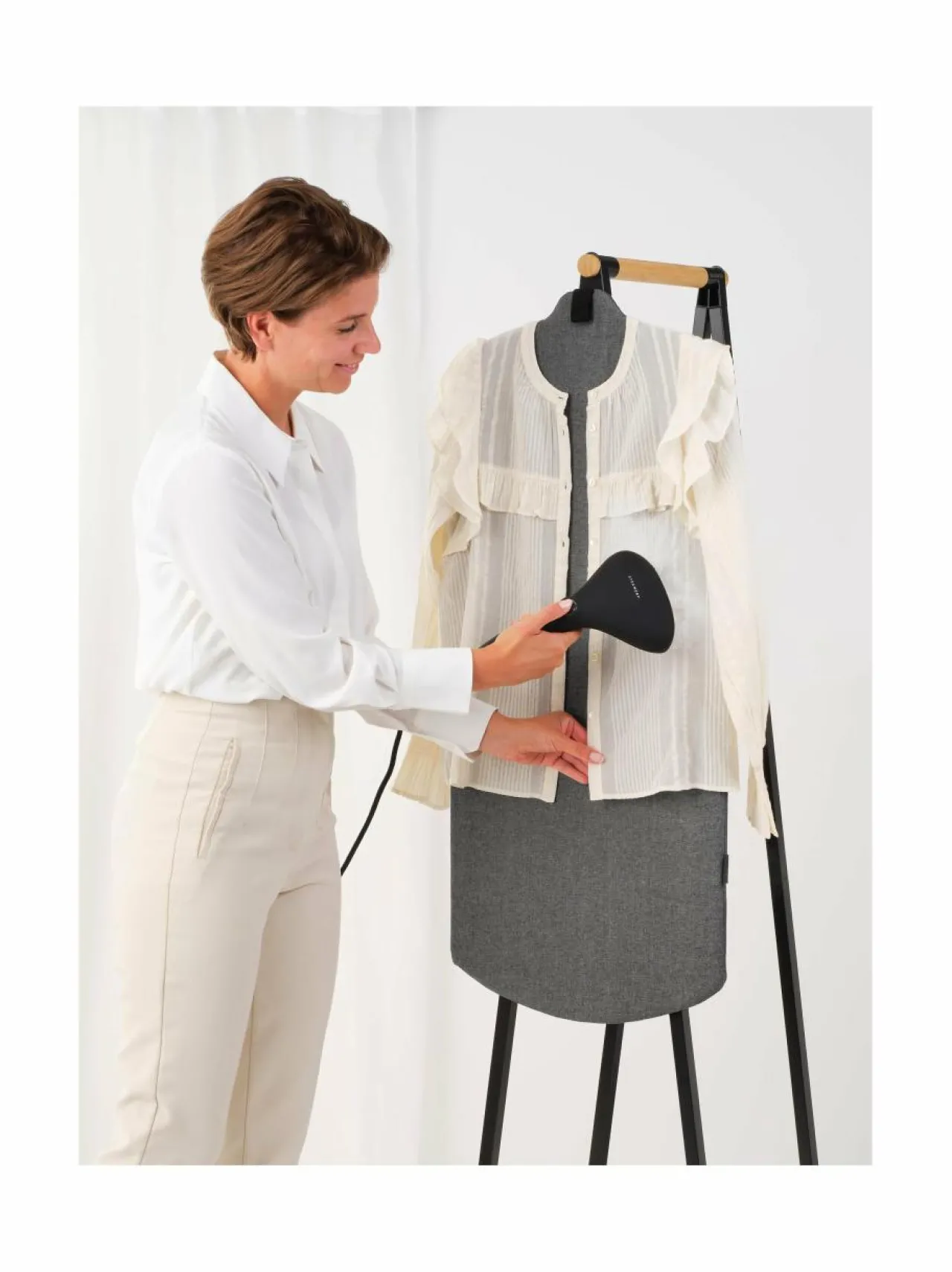 Pyykkihuolto|Brabantia Linn Steam Board -höyrytyslauta PEPPER BLACK