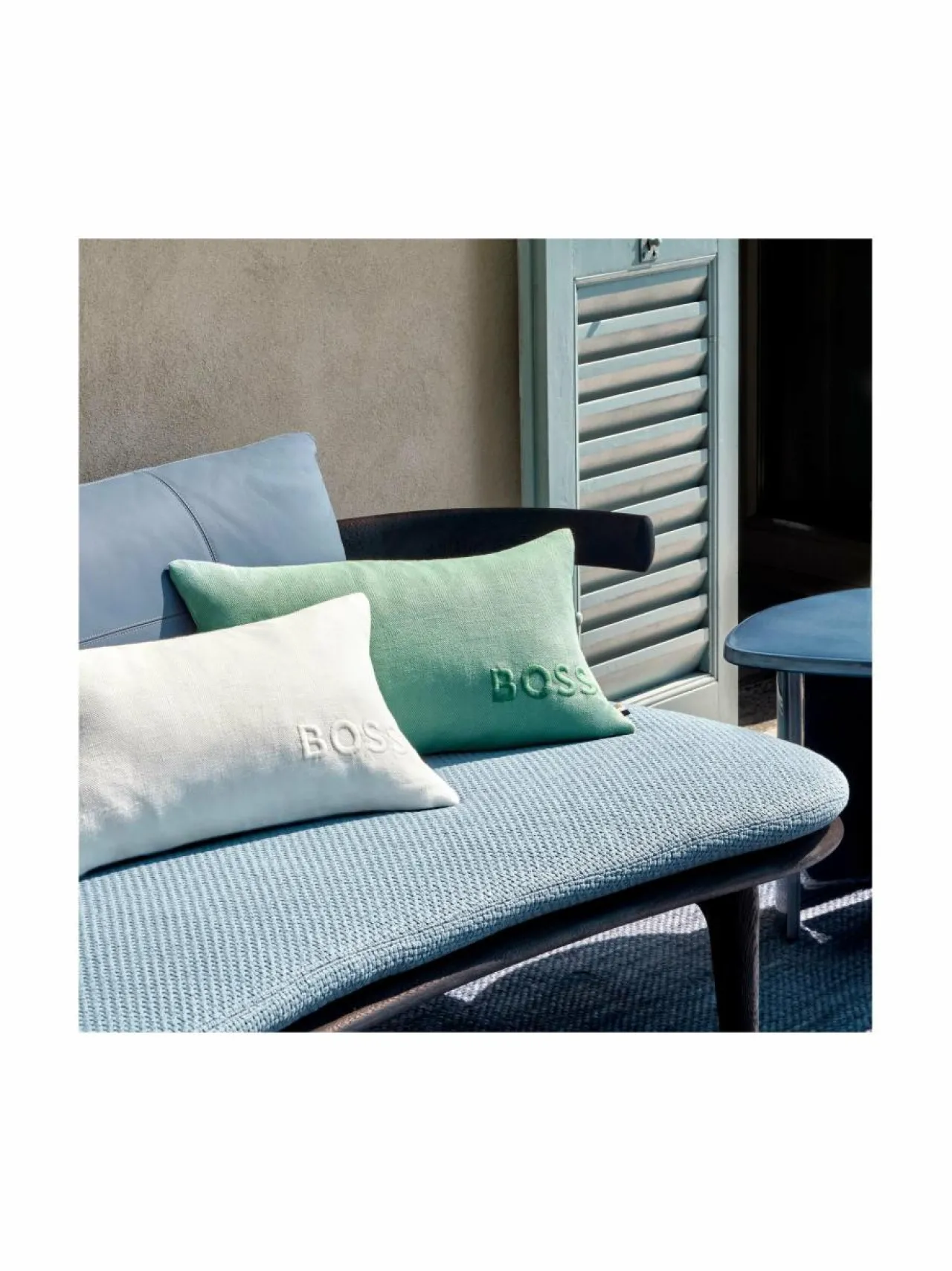 Sisustustyynyt|Hugo Boss Lino Bold Logo -tyynynpäällinen 33 x 57 cm MILK