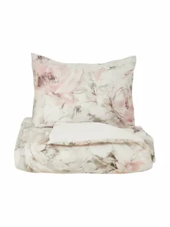 Liinavaatteet|Villa Stockmann Livia-pussilakana SOFT WHITE/ROSY COMBO