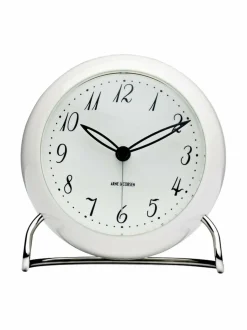 Peilit, Kellot & Kehykset|Arne Jacobsen LK-herätyskello WHITE