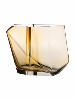 Koriste-Esineet|Pentik Lohkare -lasimaljakko YELLOW