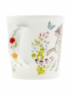 Mukit & Kupit & Asetit|Dunoon Lomond Floral Cats Tabby -muki 320 ml MULTICOLOR