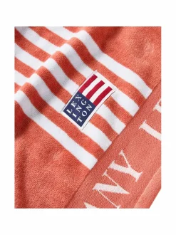 Kylpyhuonetekstiilit|Lexington Long Island Beaches -rantapyyhe CORAL/BLUE