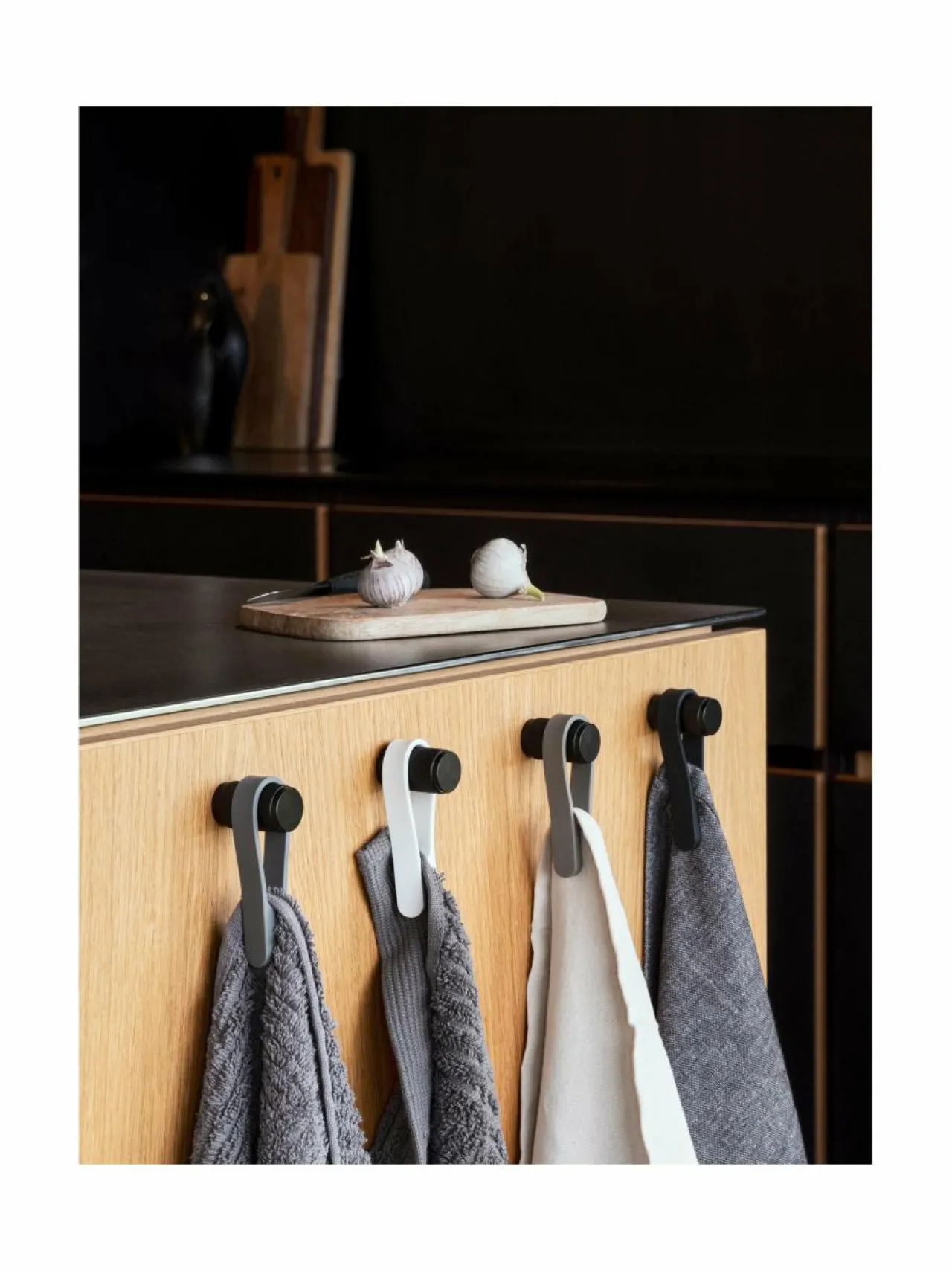 Kylpyhuonetarvikkeet|Zone Denmark Loop-pyyhelenkki 2 kpl TAUPE