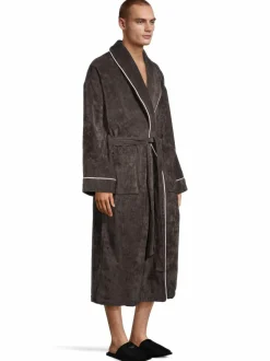 Kylpyhuonetekstiilit|Villa Stockmann Lounge-kylpytakki DARK GREY