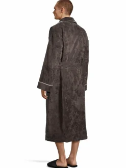 Kylpyhuonetekstiilit|Villa Stockmann Lounge-kylpytakki DARK GREY