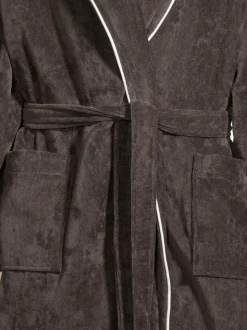 Kylpyhuonetekstiilit|Villa Stockmann Lounge-kylpytakki DARK GREY