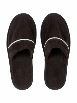 Kylpyhuonetekstiilit|Villa Stockmann Lounge-tohvelit DARK GREY