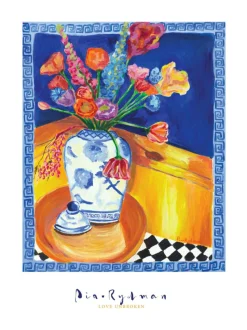 Taulut & Julisteet|Pia Rydman Art Love Unbroken, akryylimaalaus 73x60 cm, Pia Rydman