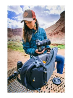 Kamerat|Lowepro Photo Active BP 200 AW II reppu - Musta/Sininen