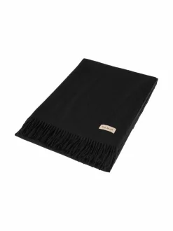 Huovat & Päiväpeitot|Balmuir Lucca-alpakkahuopa 130 x 180 cm BLACK (MUSTA)