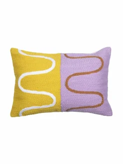 Huovat & Päiväpeitot|Pentik Lumme-brodeerattu tyynynpäällinen 30 x 45 cm YELLOW