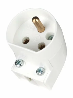 Turvatuotteet|Airam Maadoitettu valaisinpistorasia VALKOINEN