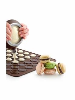 Leivonta|Lékué Macaron-leivontamatto 40 cm BROWN