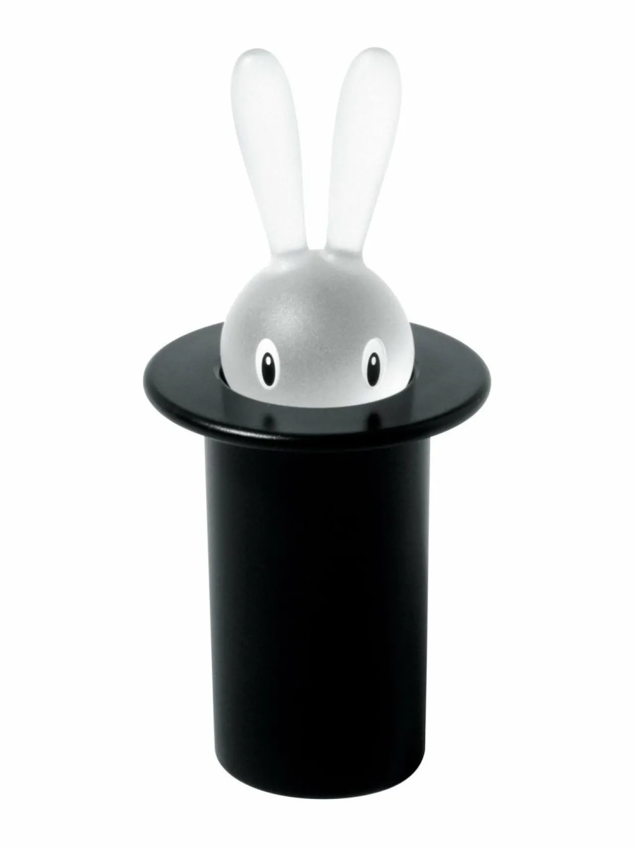 Keittiötarvikkeet|Alessi Magic Bunny -hammastikkuteline MUSTA