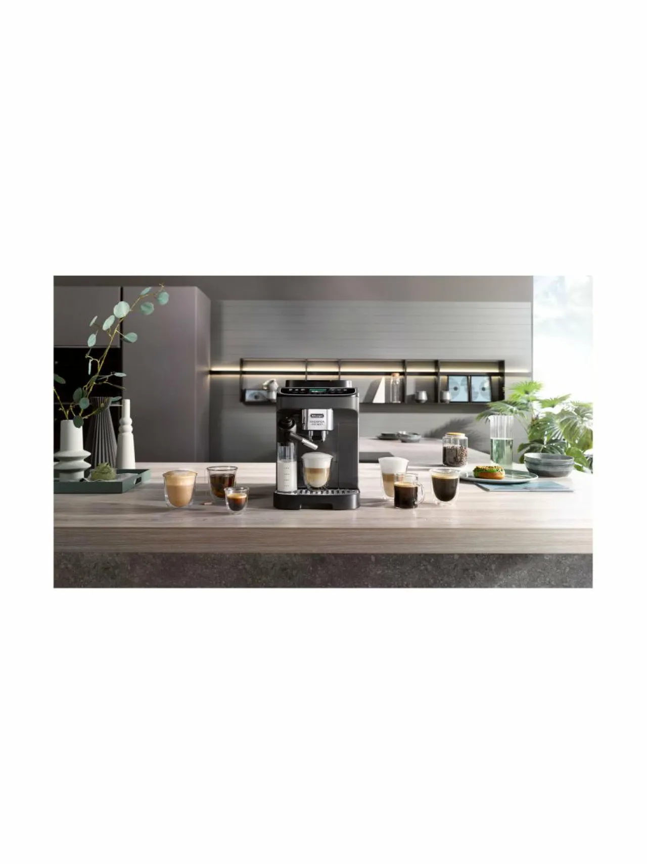 Kahvin- & Vedenkeittimet|Delonghi Magnifica Evo Next - täysautomaattinen kahvikone GREY/BLACK
